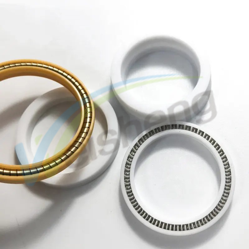 WS-SEALS PTFE Stainless Steel Spring Energized Seals Valve Seal Variseal Spring Loaded Seals