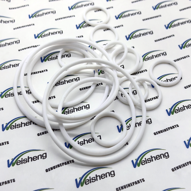WS-SEALS Various Models PTFE O Ring White PTFE Seal Ring O-Ring