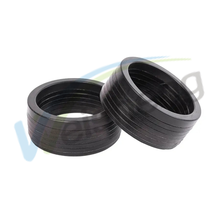 WS-SEALS Interpump Seals Rubber Fabric Vee Packing FKM Rubber v Packing Seals High Pressure