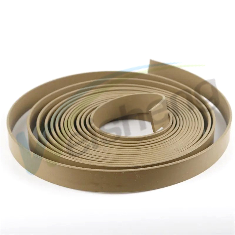 WS-SEALS Ptfe+bronze Guide Tape Hydraulic Cylinder Guide Strip Seal Wear Pom Phenolic Fabric Ptfe Guide Tape