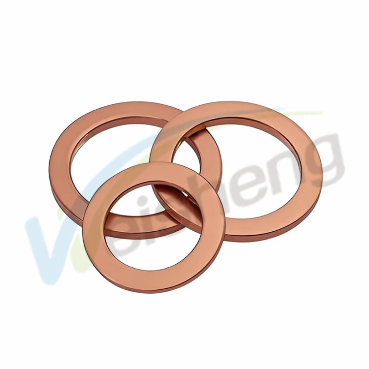 WS-SEALS Custom High Quality Copper Gasket Solid Copper Seal Washer